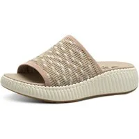 Jana JANA Damen Pantolette 8-27260-44-490 beige combi Clog
