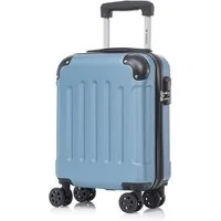 YONSLY Hartschalen-Trolley Hartschalen-Koffer Trolley 360° Rollen, robuster Reisekoffer, 4 Rollen, mit Zahlenschloss, für Business und Urlaub 46/55/66/76 cm
