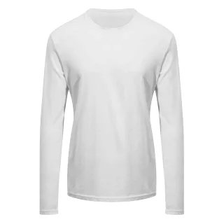 Ecologie - "Erawan" T-Shirt für Herren, Baumwolle aus biologischem Anbau, Langärmlig (Arktisch Weiß)