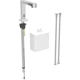 Geberit Waschtischarmatur Brenta Standmontage mit AP-Funktionseinh. Batt. mit Mischer, 116174211 116174211