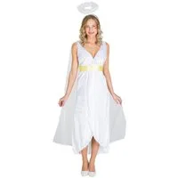 dressforfun Engel-Kostüm Frauenkostüm zauberhafter Engel Esma, Langes, samtartiges Kleid