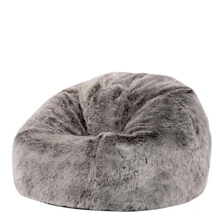 icon Sitzsack, Grau, Kunststoff, 100 L, 1-Sitzer, 65x45x65 cm, Hergestellt in Deutschland, Wohnzimmer, Hocker, Sitzsäcke, Kindersitzsäcke