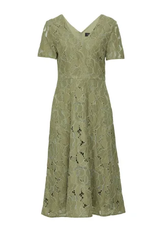 s.Oliver BLACK LABEL - Kleid olive - Gr. - 38