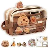 Agger Federmäppchen Capybara Federmäppchen, Groß, Für Kinder & Büro
