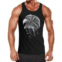 Neverless Tanktop Herren Tank-Top Adler Aufdruck Neverless® mit Print
