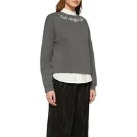 s.Oliver Sweatshirt mit dekorativen Steinen