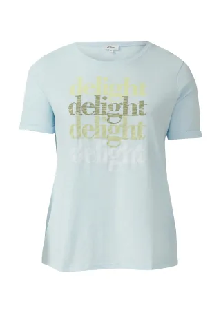 s.Oliver - T-Shirt blau - Gr. - 52