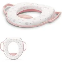 Lorelli Baby-Toilettensitz Toilettensitz mit Handgriff, 6 cm, weich gepolstert Spritzschutz aus Kunststoff
