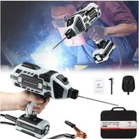 PRIISF Inverterschweißgerät Lichtbogenschweißgeräte Tragbare Handschweißgerät IGBT Wechselrichter, 20-120ampfbarem Ausgangsstrom, 6 Variable Stromanpassung, geeignet für 1/16"-3/32" (1-2,5mm) Schweißstangen, Tragbar 4600W Arc Schweißmaschine,1.8 kg U