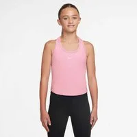 Nike Tanktop G NK DF ONE TANK mit leicht verkürztem Saum, aus pfirsichweichem Material
