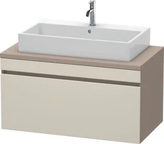 Duravit DuraStyle Konsolenwaschtischunterbau wandhängend Taupe & Basalt Matt 1000x548x512 mm - DS531 DS531409143