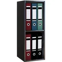 VCM Standregal Offas 2 72x34x30cm, 1-tlg., Holzregal stehend, platzsparender Aktenschrank, CD DVD Aufbewahrung