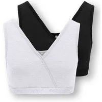 KIDS ONLY Crop-Top KOGLOLA 2-P REVERSIBLE LOGO TOP ACC (Packung, 2-tlg)
