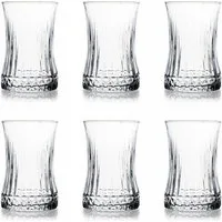 Pasabahce Cappuccinotasse Pasabahce Elysia Teeglas 170 ml 6er Set, Glas