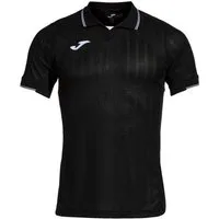Joma Poloshirt Fit One (leicht, atmungsaktiv) schwarz Herren