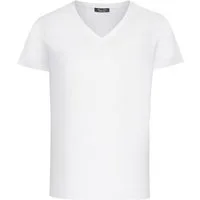 Amaci&Sons T-Shirt EUGENE Basic T-Shirt mit V-Ausschnitt Herren Einfarbig Vintage V-Neck Basic V-Ausschnitt Shirt