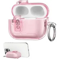 kwmobile Kopfhörer-Schutzhülle Kopfhörer Case fürApple Airpods Pro 3 Hülle, Headphones TPU Cover mit Standfunktion und Sicherheitsverschluss