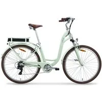 VECOCRAFT E-Bike Cityrad HEBE elektrofahrrad citybike ebike damen 28 zoll, 7 Gang Shimano, Kettenschaltung, Heckmotor, 360 Wh