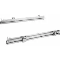 Clip-Vollauszug HEZ638D00, Backofenauszug silber, ebenenunabhängig, steam