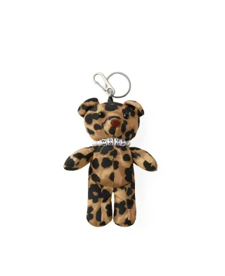 wouf - Taschenanhänger in Bärenform mit Animal-Print braun - Gr. - OS