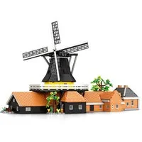 Reobrix 55019 Windmühle Klemmbaustein Set 4801 Teile Spielbausteine