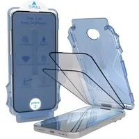 EAZY CASE Displayschutzfolie 2x Displayschutz für iPhone 17 Modelle für Apple iPhone 17 Pro Max, 2er Set, Display Schutzglas iPhone 17 Pro Max, 2er Set Displayfolie Klar 0,7mm