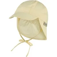 Sterntaler® Schirmmütze UV-Schutz 50+ Schirmmütze mit Nackenschutz uni (1-St) Mütze mit Nackenschutz aus UV-Popeline (Bio) unifarben