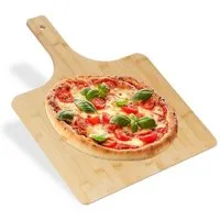 relaxdays Pizzaschieber XXL Pizzaschieber Bambus