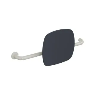 Hewi 801 Rückenstütze 801.51.9262L97 Wandabstand 150mm, Ausführung links, Lehne anthrazitgrau, lichtgrau