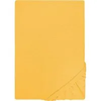Castell - Markenbettwäsche Spannbettlaken Jersey in Gr. 90x200, 140x200 oder 180x200 cm, Jersey, Gummizug: rundum, (1 Stück), aus Baumwolle, für Matratzen bis 22 cm Höhe, Bettlaken, Spannbetttuch
