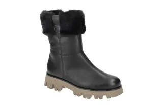 Paul Green Damenstiefel 9148-02x Schwarz Winterstiefel mit warmem Innenfutter...