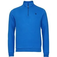 U.S. Polo Assn. Sweatshirt Pullover Sweater Half Zip (1-tlg)