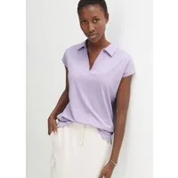 bonprix T-Shirt Regular Fit Passform, Kurzarm, offener Polokragen