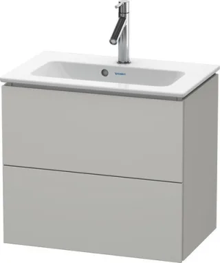 Duravit L-Cube Waschtischunterbau wandhängend Betongrau Matt 620x391x550 mm - LC625600707 LC625600707