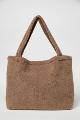 Studio Noos Braune Teddy Mom-Bag