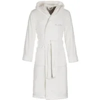 Di Vadini Bademantel Di Vadini UNISEX Herren Damen Bademantel FLORENZ mit Kapuze, wadenlang, Polyester, Weitenverstellung, Bindegürtel, mit Kapuze