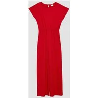 s.Oliver Jumpsuit Overall Jumpsuit mit Wide Leg mit Crêpe-Struktur