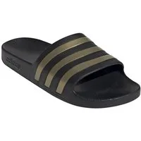 adidas Performance Adilette Aqua 3-Streifen schwarz/gold - 1 Paar Badeschuh