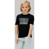 Calvin Klein Jeans T-Shirt PERFORATION T-SHIRT Regular fit für Kinder mit Markenprint