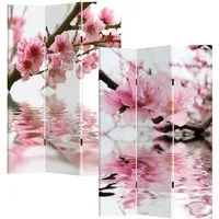 HTI-Line Paravent Paravent Magnolia (Stück, 1 St., 1 Paravent), Raumteiler Sichtschutz Trennwand
