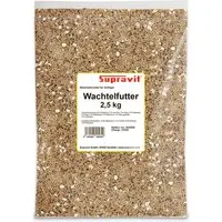 Supravit Wachtelfutter Körnermischung Wachteln, Legewachteln, Hühner, Hauptfutter für: Nutz-/ Wildtier
