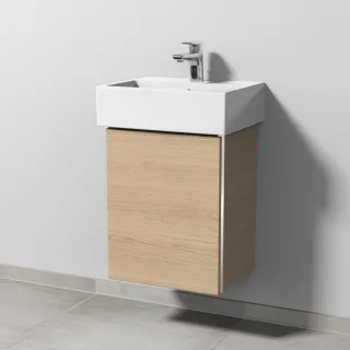 Sanipa 3way Waschtischunterbau zu Duravit Vero Air Waschtisch mit 1 Tür, Eiche-Nordic BR42948