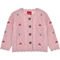 BONDI Strickjacke Baby Mädchen Strickjacke 'Be nature' 86960, Candy