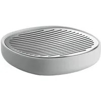Alessi Seifenablage Seifenschale BIRILLO, weiß, Breite: 11.00 cm, Ø 11.00 cm