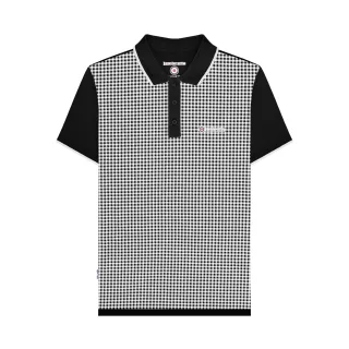 Lambretta - Poloshirt Rundum bedruckt für Herren (Schwarz)