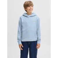 Jack & Jones Junior Kapuzensweatshirt JJEBRANDES BACKP RELAXED SWEAT H SN JNR Baumwollmischung, relaxed fit