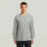 G-STAR Longsleeve Nifous R mit geripptem Einsatz vorne