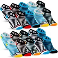 sockenkauf24 Sneakersocken 10 Paar Kinder Sneaker Socken Jungen & Mädchen Baumwolle Kindersocken (56566, 27-30) WP
