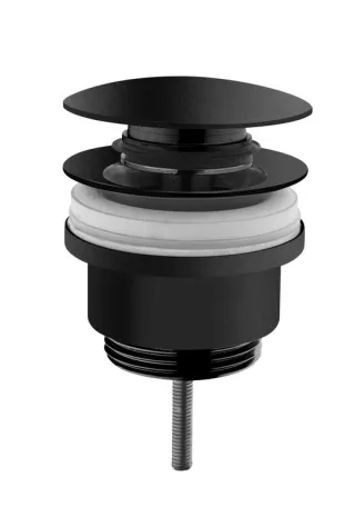 VitrA Zubehör Push-Open-Ventil Metall d: 62 mm runde Form G 1 1/4" Schwarz Matt WTC,A4514936WTC A4514936WTC