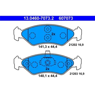 ATE Bremsbel?ge vorne Ford Courier Fiesta III IV Ka Mazda 121 III